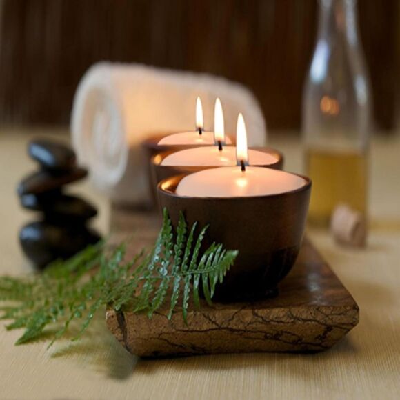 36 Pack White Floating Candles 3 inch Unscented and Non-Dripless Wax Burning ... - Picture 5 of 9